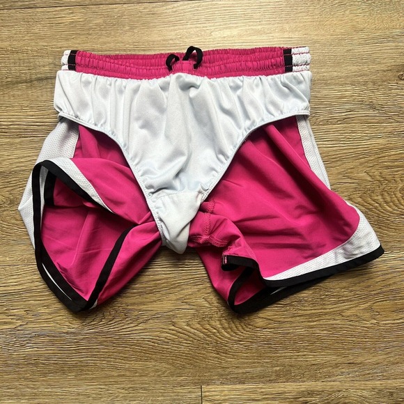 Nike Dri Fit Running Shorts Pink Lined Athletic with Drawstring Women's XS - Picture 5 of 6